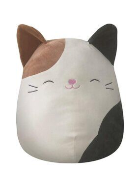 14-Inch Brown and Black Calico Cat Ultrasoft Stuffed Animal Large Plush KellyToy